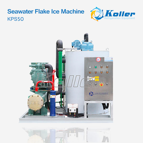 Seawater Flake Ice Machine Ton Per Day Industrial Ice Maker Koller